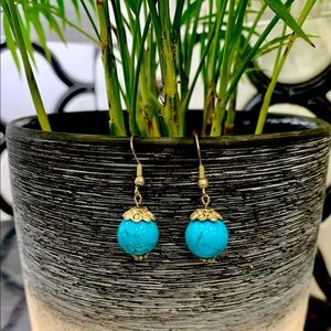 Turquoise hanging Earrings